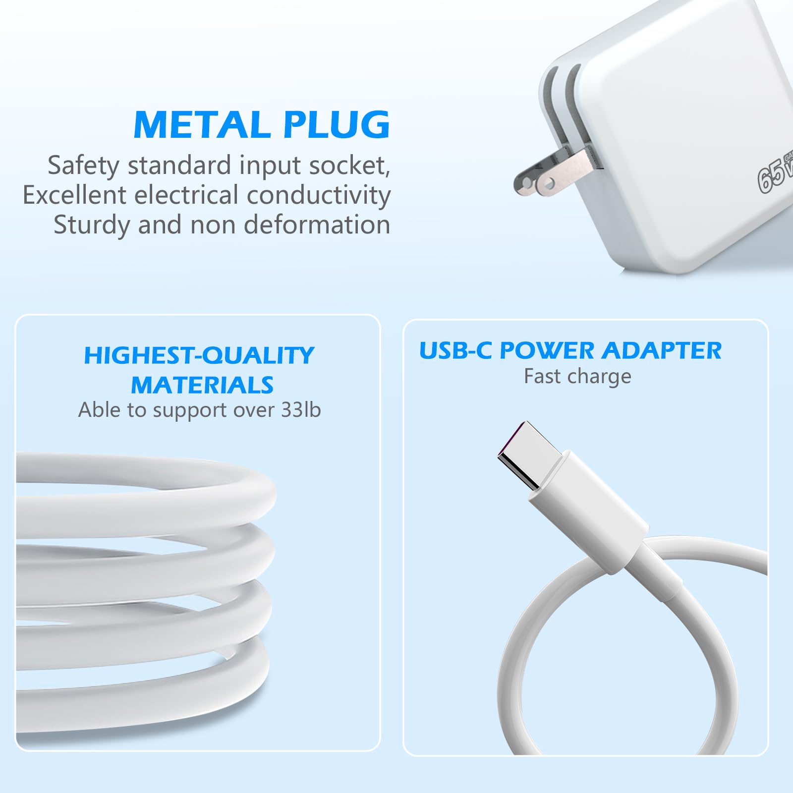 65W Usb C Laptop Charger For Samsung Galaxy Book Pro 13.3'' 15.6'' Np950Qdb Np930Qdb Np930Xdb Np935Qdc Np950Xdb Ka1Us Ka2Us Gala