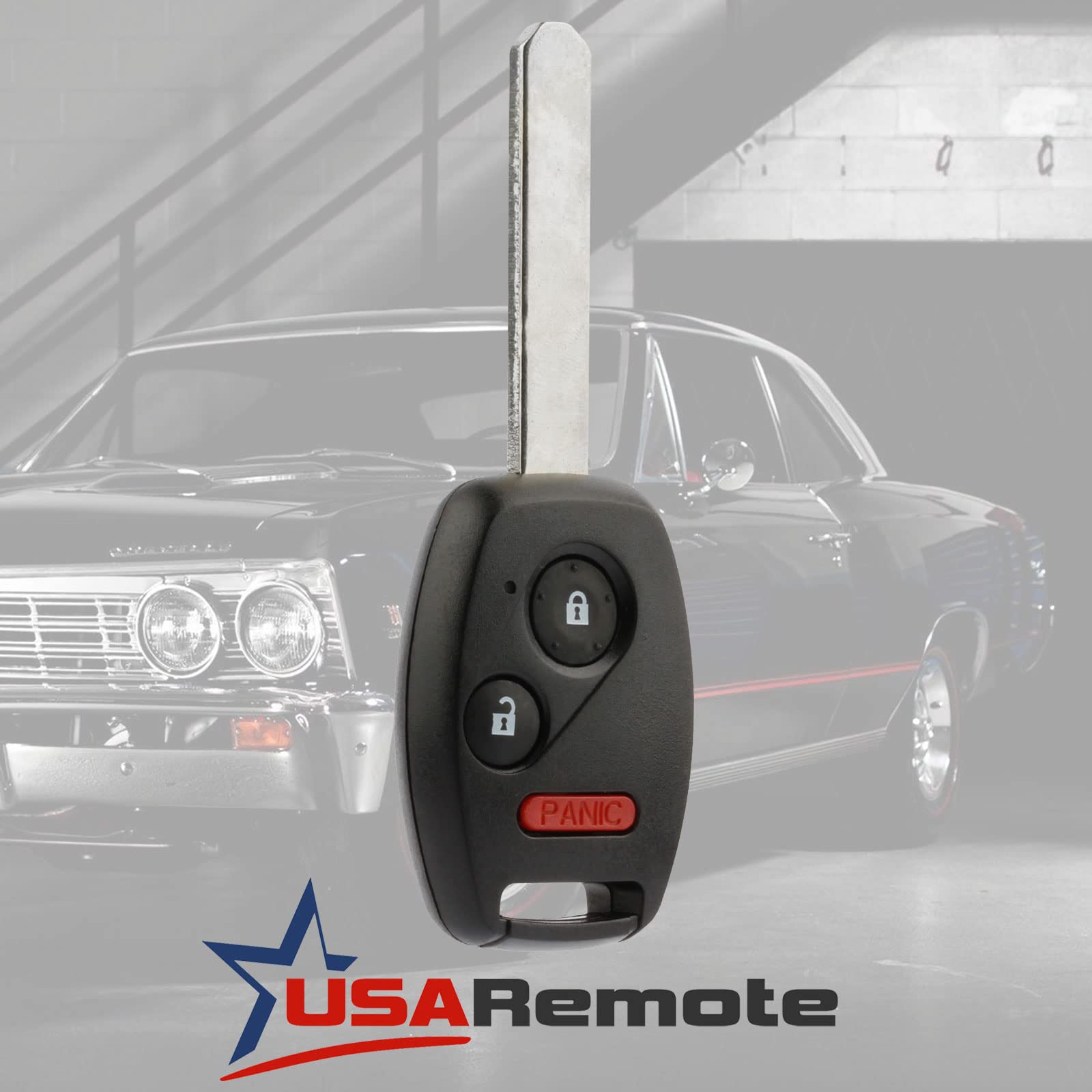 Key Fob Keyless Entry Remote Fits Honda Accord / Cr V / Cr Z / Fit / Insight 2007 2008 2009 2010 2011 2012 2013 2014 2015 (Mlbhl