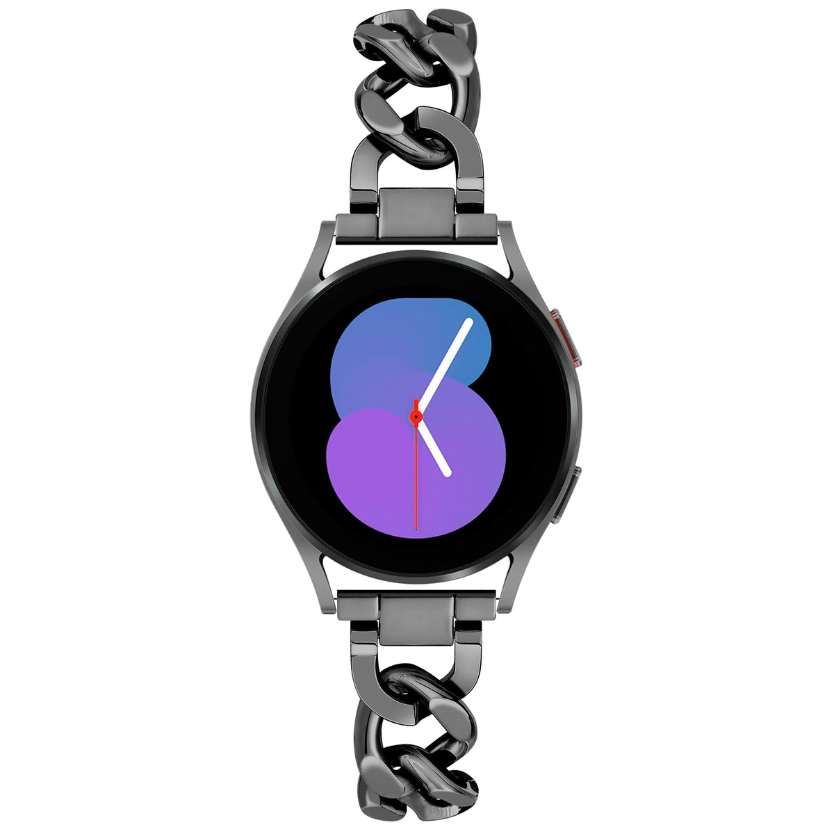 G Ficu Samsung Watch 6 5 4 Bands Cowboy Chain 20Mm Watch Band For Galaxy Watch 4 5 6 Band 40Mm 44Mm, Women Metal Band For Watch