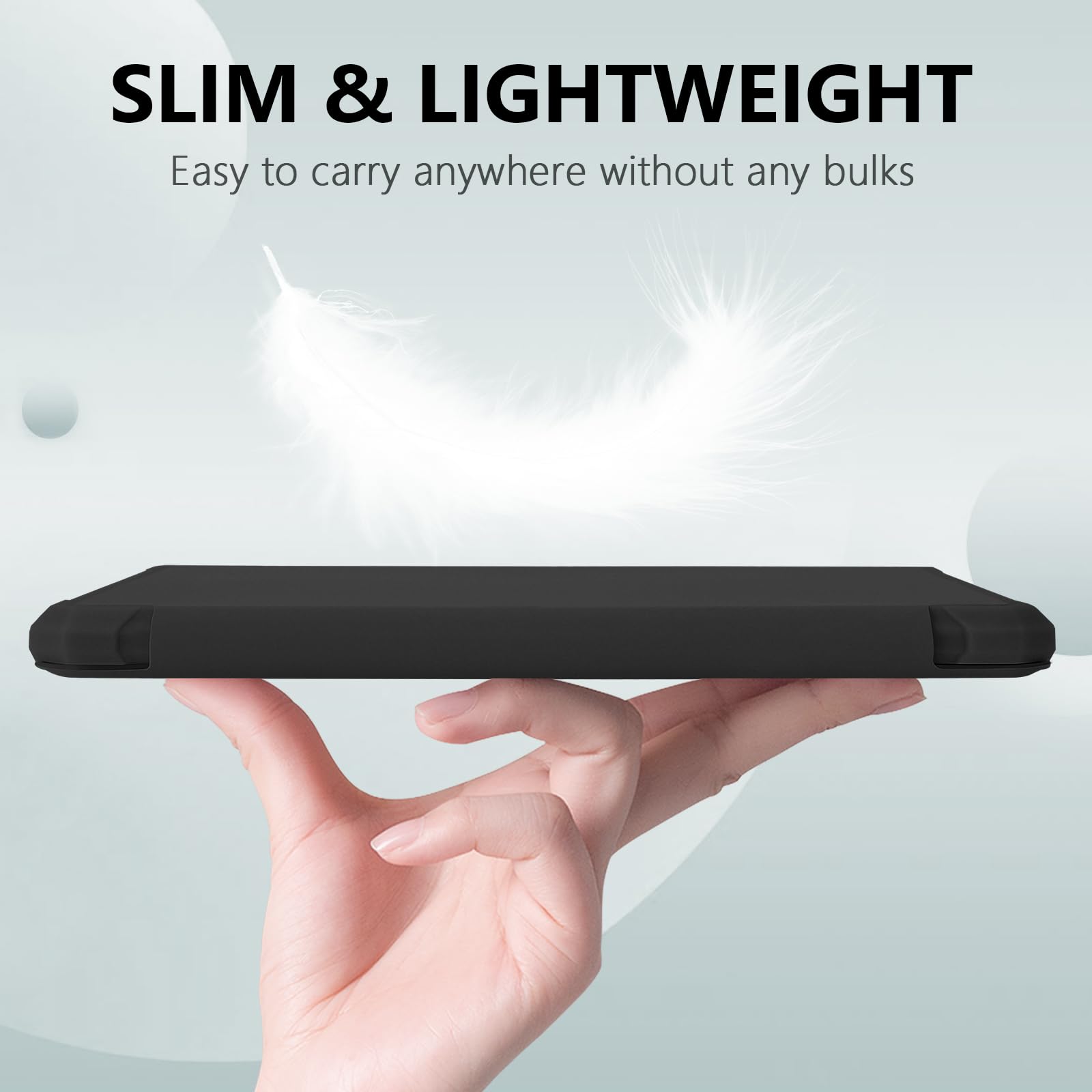 Fuwang Kindle Paperwhite Case For 6.8'' E Readers, Slim & Lightweight, Full Protection, Auto Sleep/Wake, Magnetic Closure, Thoug