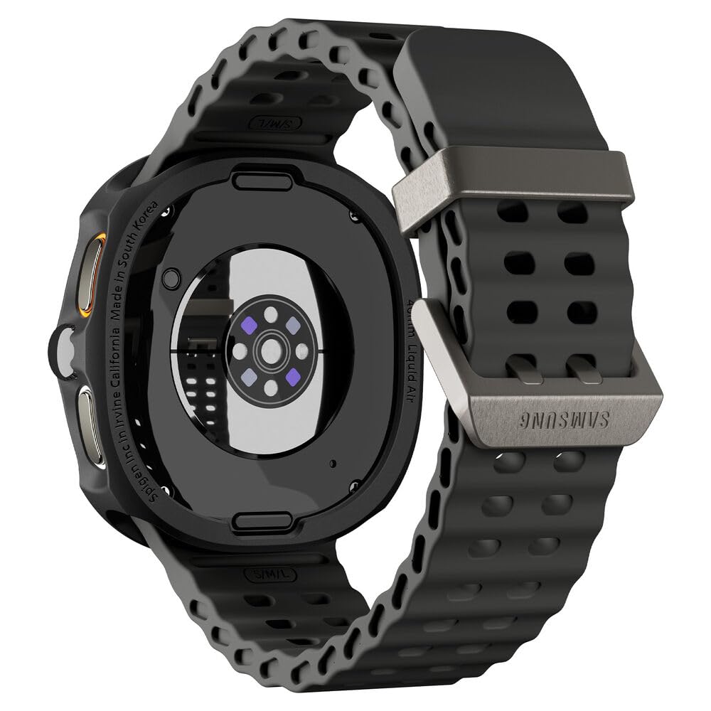 Spigen Liquid Air Designed For Samsung Galaxy Watch 8 40Mm Case Flexible Lightweight Tpu Cover (2025) - Matte Black