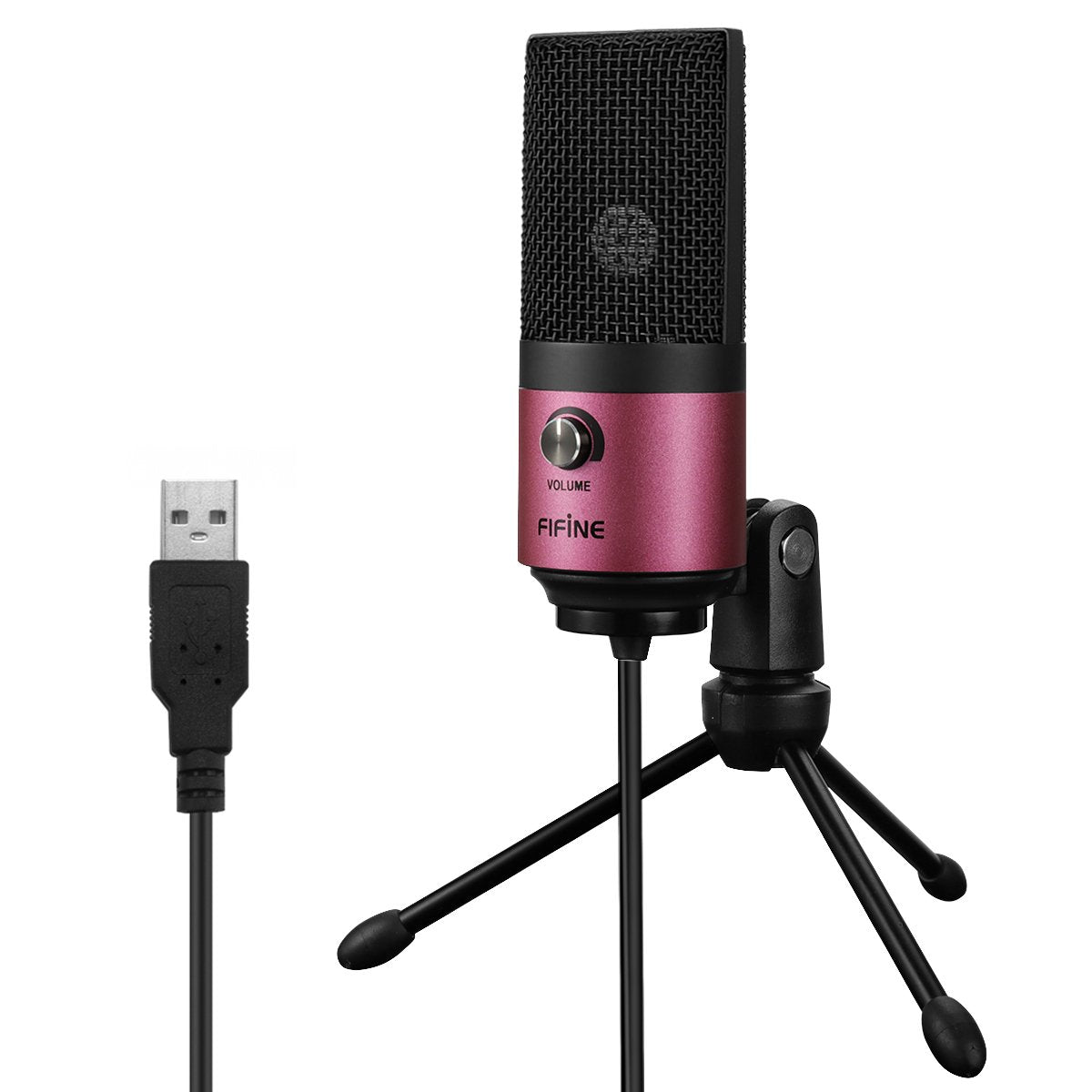 Fifine Usb Podcast Condenser Microphone Recording On Laptop, No Need Sound Card Interface And Phantom Power K669