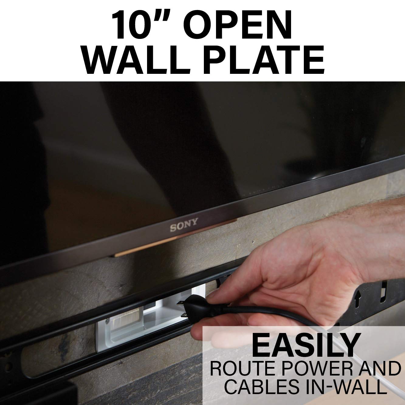 Sanus Extendable Soundbar Wall Mount Designed For Sonos Arc Sound Bar   Low Profile & Audio Enhancing Design For Dolby Atmos  Os