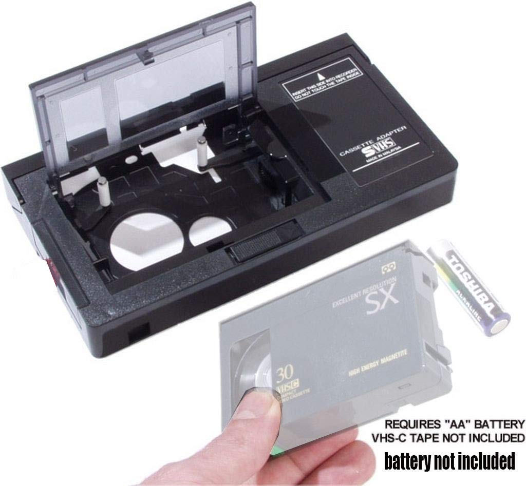 Motorized Vhs C Cassette Adapter For Jvc C P7U Cp6Bku C P6U,Panasonic Pv P1,Rca Vca115 + 1 Vcc113 Micro Fiber Cloth