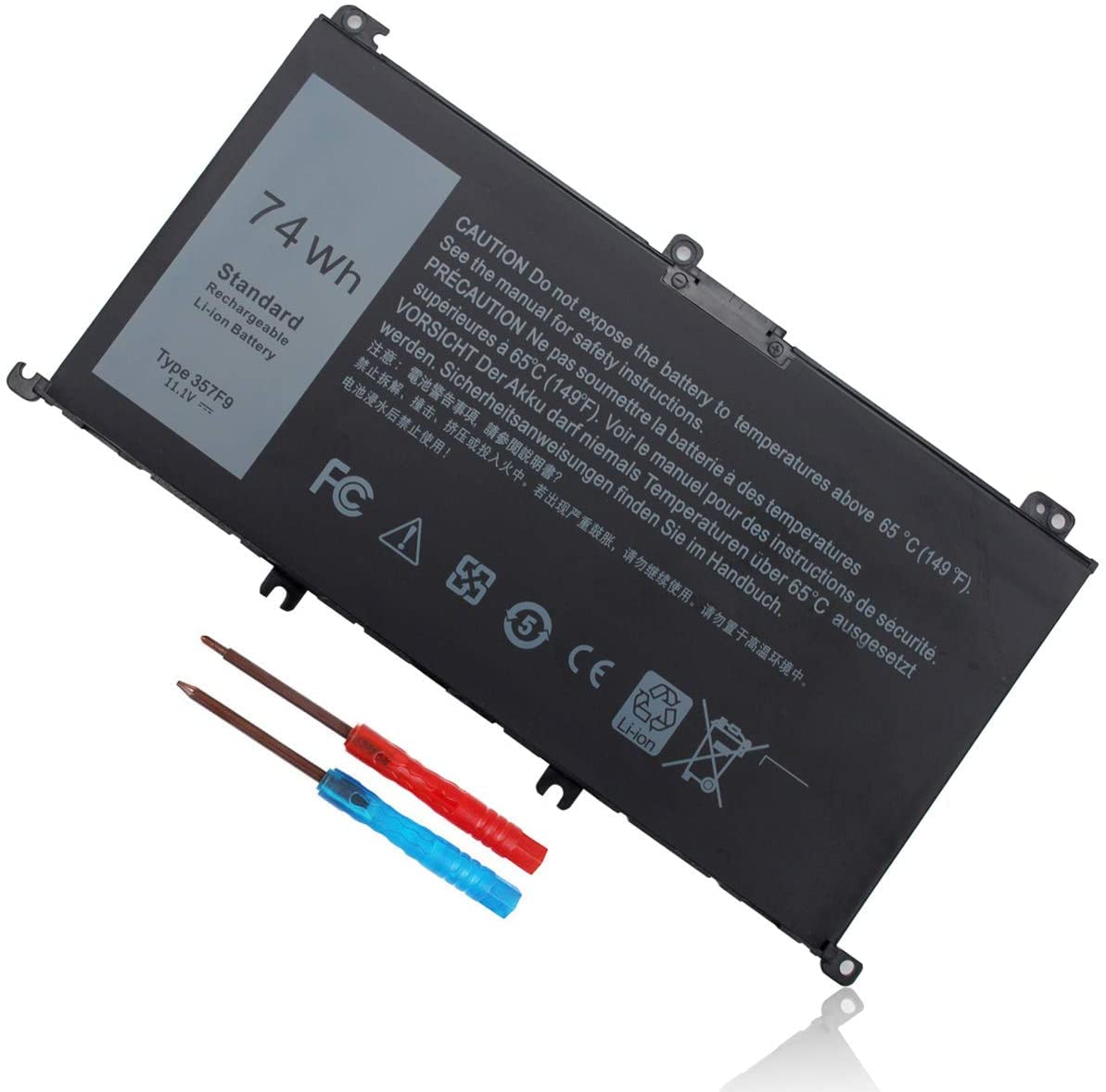74Wh Type 357F9 71Jf4 Battery For Dell Inspiron 15 7000 Gaming 15 7559 I7559 7557 I7557 5577 7567 5576 7566 I7559 5012Gry I5577 