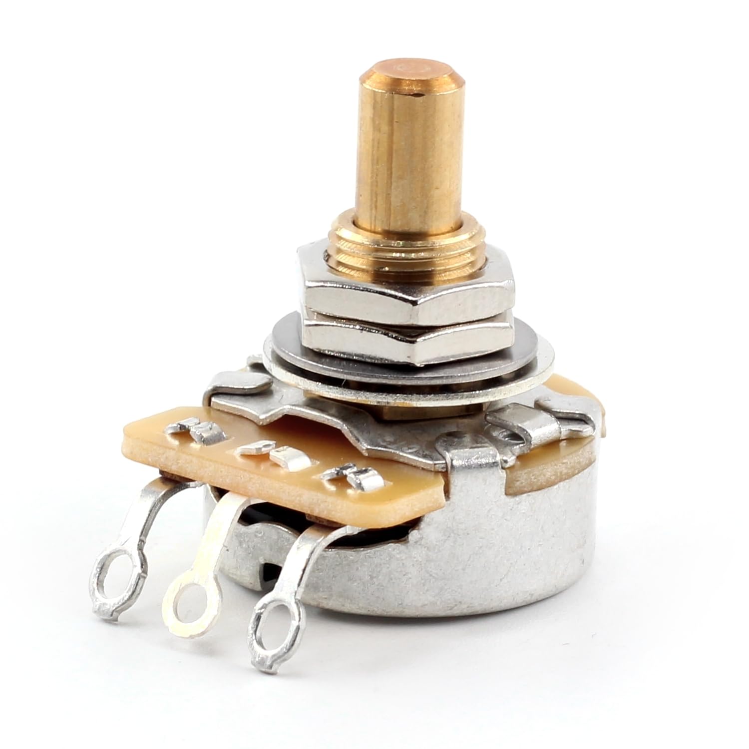 The Art Of Tone Custom Cts 500K Pot Short (3/8 Inch) Solid Shaft, 10% Audio Taper, 10% Tolerance, Pair (2X)