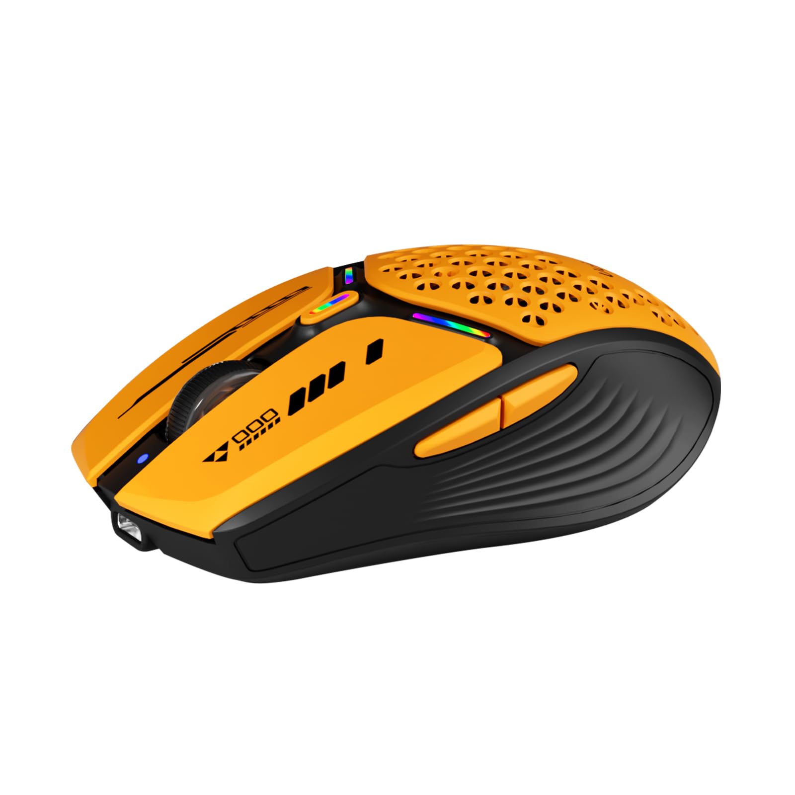 Uciefy Bluetooth Wireless Mouse, USB C Rechargeable Mice for LaptopOrange