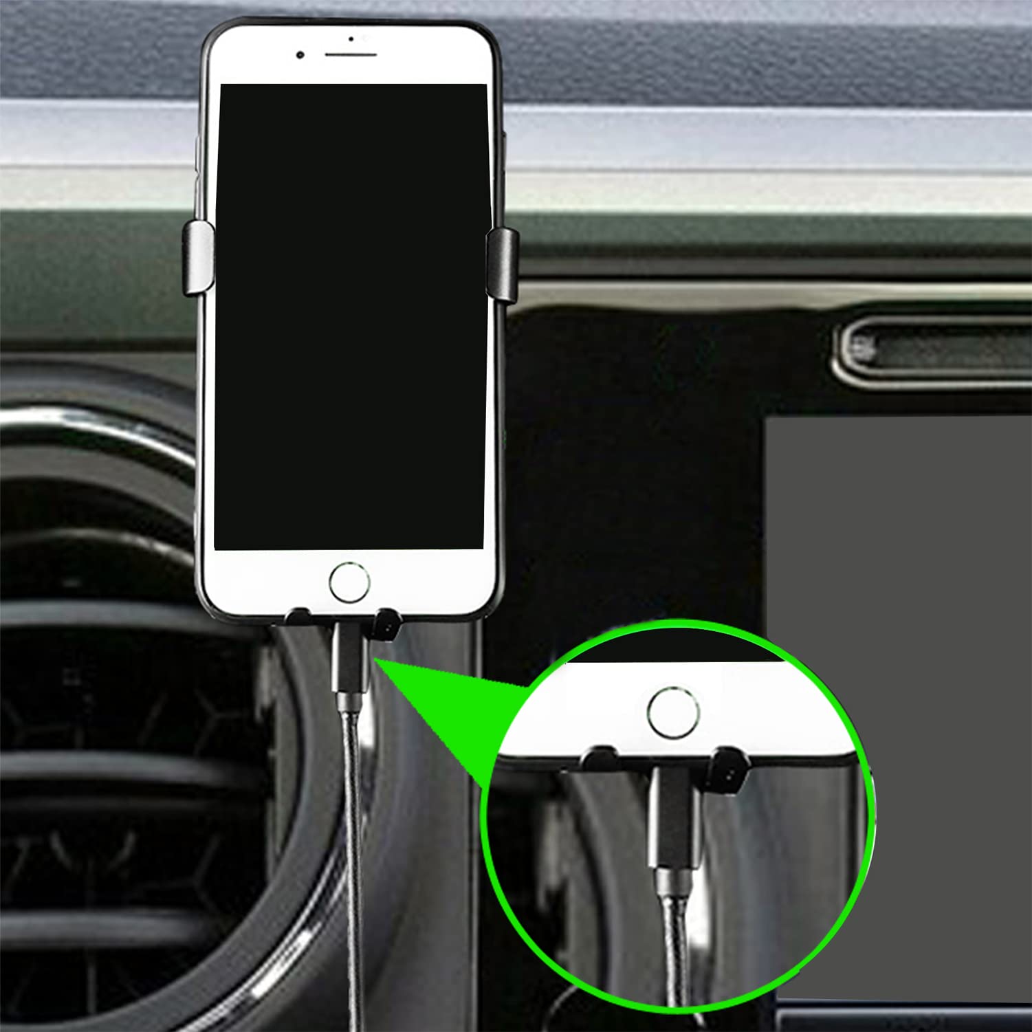 Tocatus For Tacoma Phone Mount,Car Dash Clip Phone Holder, For All Mobile Phones, For Tacoma 2015 2016 2017 2018 2019 2020 2021 2022