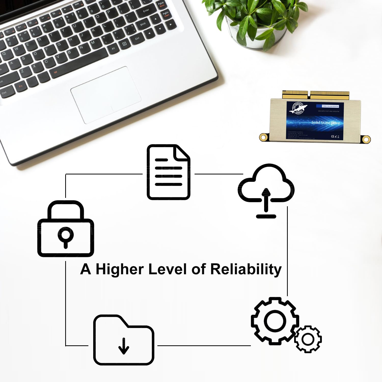 Dogfish Ssd 1Tb Internal Solid State Drive Pcie Nvme Gen3.0X4 For Upgrade 2016 2017 13'' Macbook Pro A1708(Emc 2978/3164 Non Tou