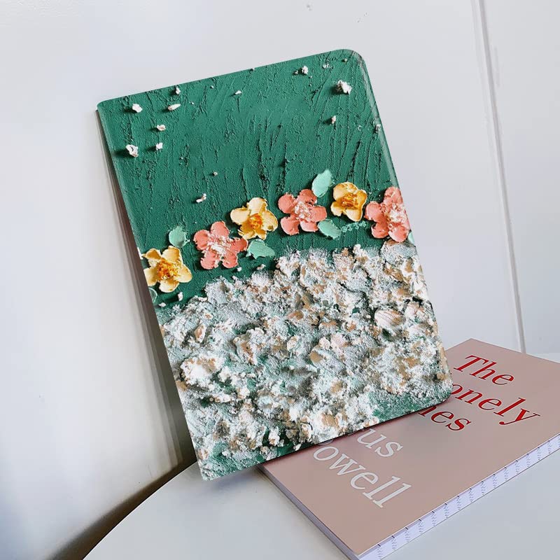 Kaitesi Floral Case Compatible With Ipad Air 11 Inch M2 Ipad Air 5Th 4Th Generation 10.9 Inch Case Flower Pattern Cute Slim Leat