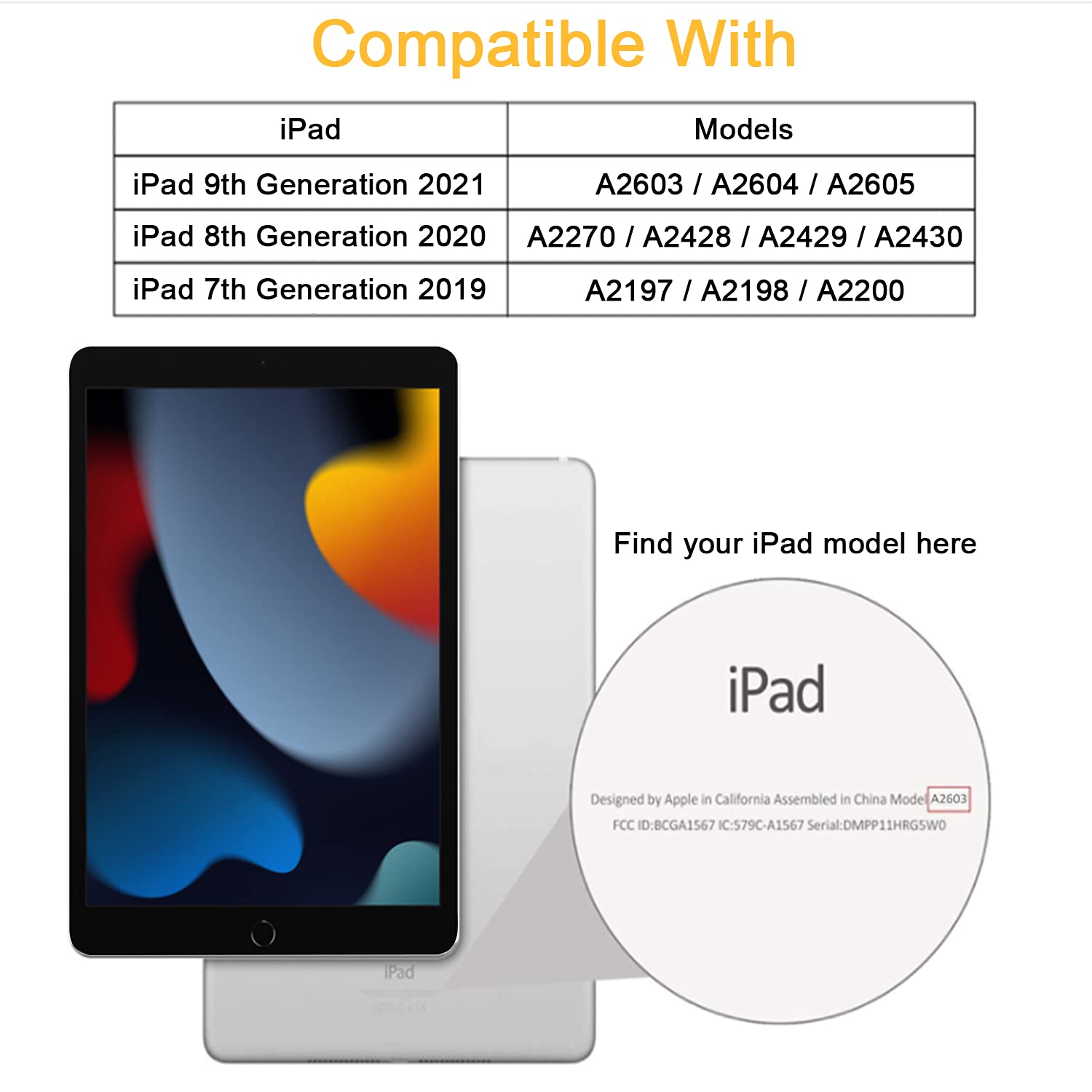 Soke Case For Ipad 9Th Generation 2021/8Th Gen 2020/7Th Gen 2019 With Pencil Holder   Premium Shockproof Case With Soft Tpu Back Cover & Auto Sleep/Wake For Ipad 10.2 Inch, Book Black