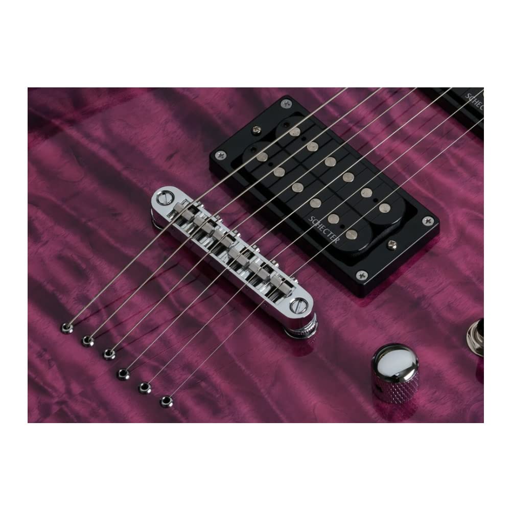 Schecter C 6 Plus 6 String Electric Guitar (Right Hand, Electric Magenta)