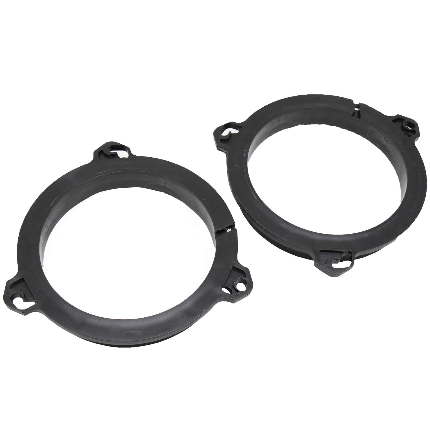 Red Wolf Car Door Speaker Adapter Spacer Ring Compatible With Nissan Frontier Altima Sentra 2004 2019, Kia K2 2011 2019, Infiniti Q25 2011 2021 6.5' Aftermarket Speaker Adapter Bracket Installation
