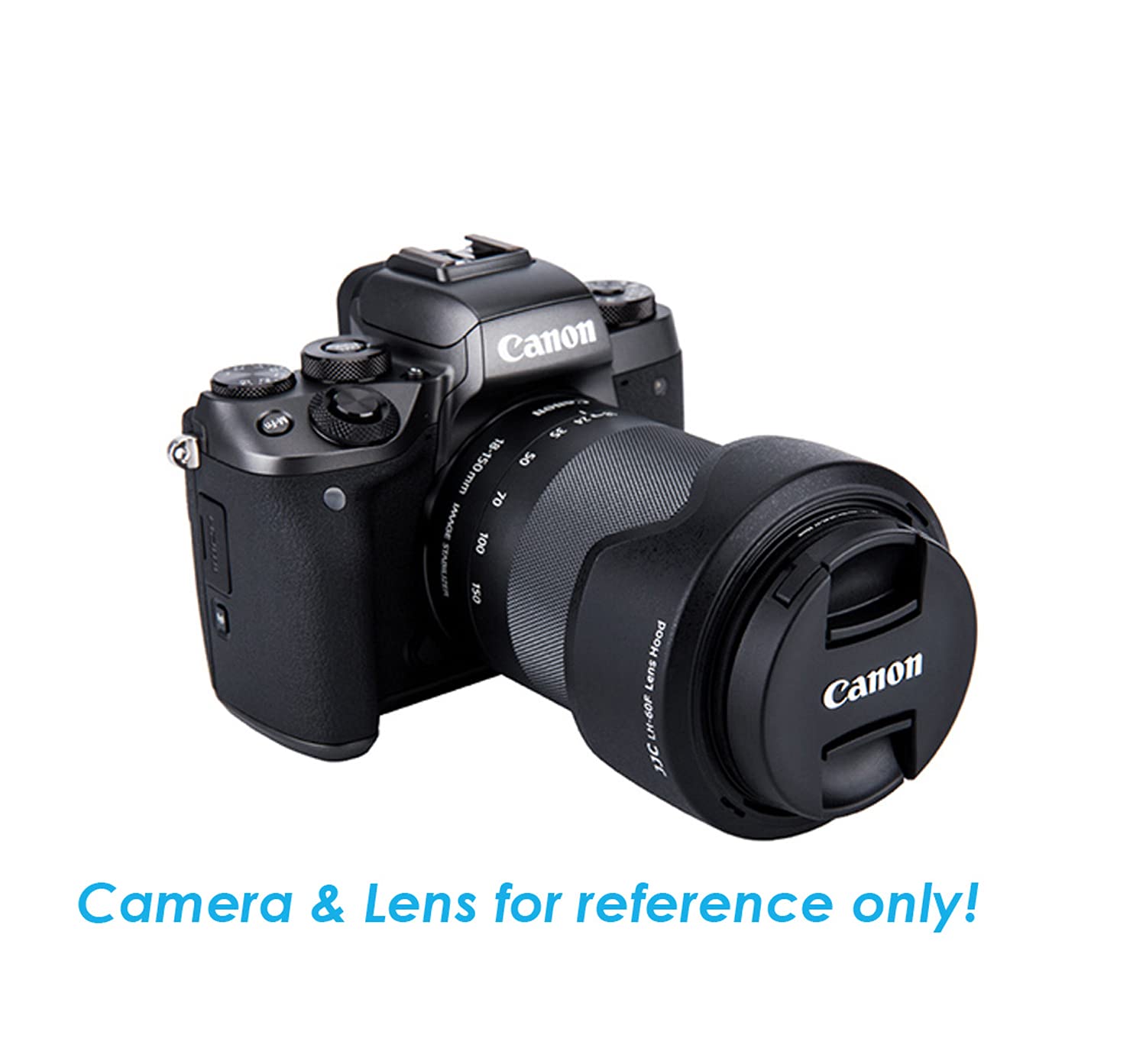 Jjc Lh 60F Dedicated Bayonet Lense Hood, Compatible With Canon Ef M 18 150Mm F/3.5 6.3 Is Stm Lens/Rf S 18 150Mm F3.5 6.3 Is Stm