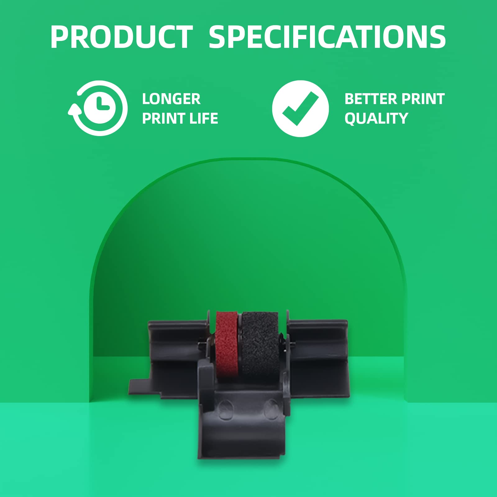 Cosob 10 Pack Compatible Ribbon Replacement For Ir40T Ir 40T Cp13 Mp 12D Use With Sharp El 1750V, El 1801V,Hr 100Tm,Hr 170Rc,Can