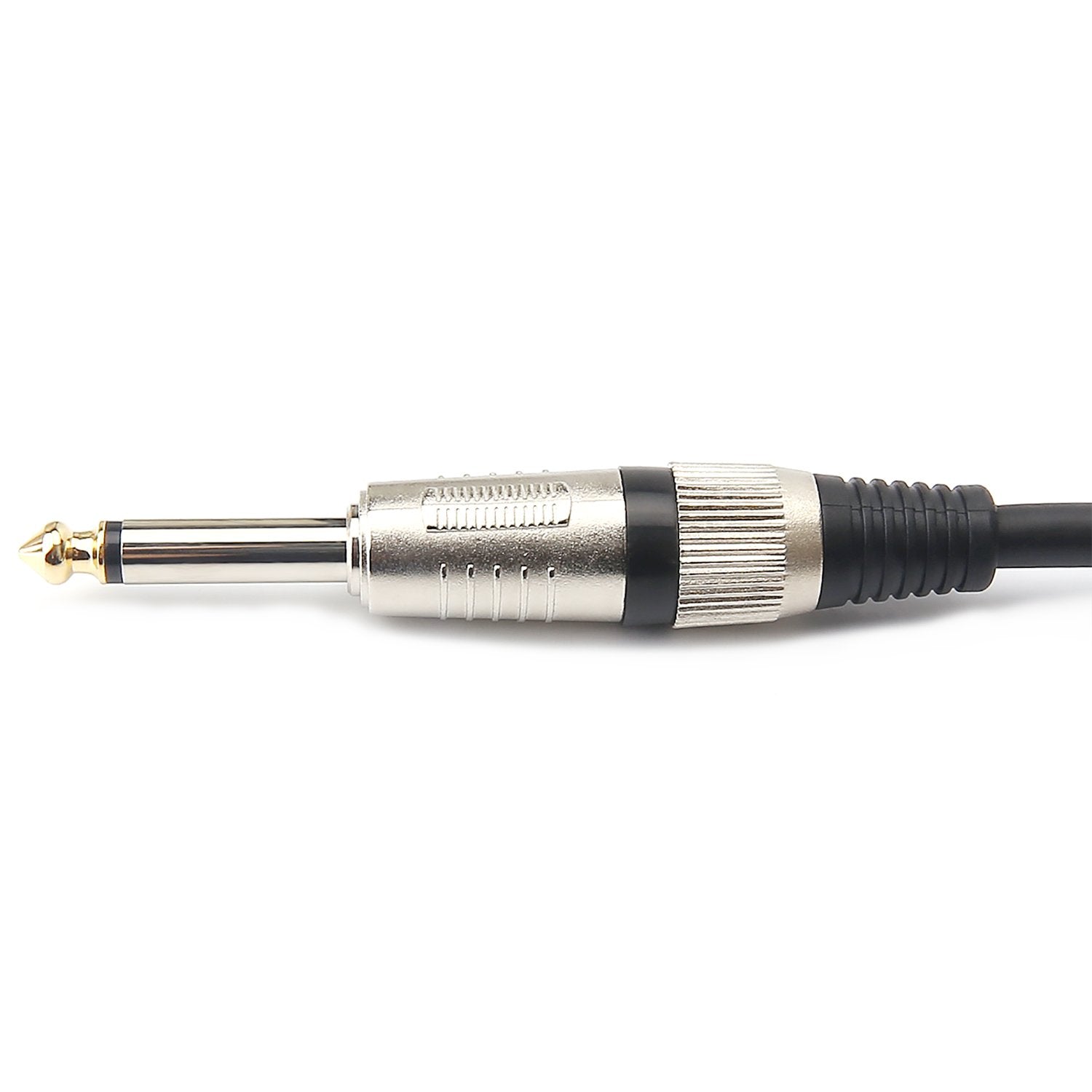 Disino Unbalanced 1/4 Ts Mono To Xlr Male Cable Gold Plated 6.35Mm Plug To Male Xlr Microphone Cable Interconnect Cable - 10 Fee
