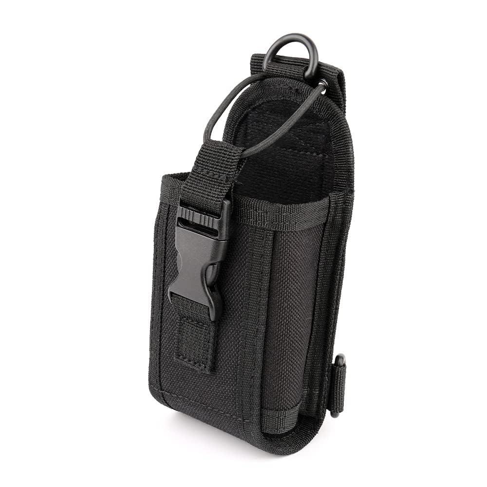 Bandaricomm Pouch Molle Tactical Radio Holder Universal Nylon Radio Case With Adjustable Shoulder Strap Walkie Talkies Nylon Car