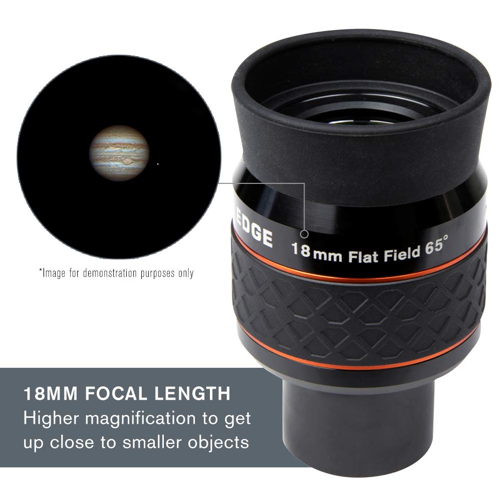 Celestron 18Mm Flat Field Eyepiece   1.25''