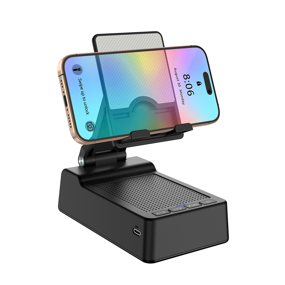 Fanlory Birthday Gifts For Men,Cell Phone Stand With Wireless Bluetooth Speaker And Anti Slip Base Hd Surround Sound For Home Wi