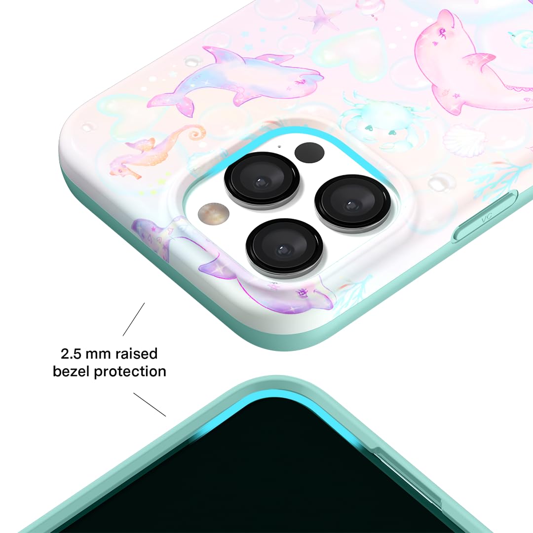 Velvet Caviar For Iphone 15 Pro Max Case Cute   Compatible With Magsafe [8Ft Drop Tested]   Dolphins