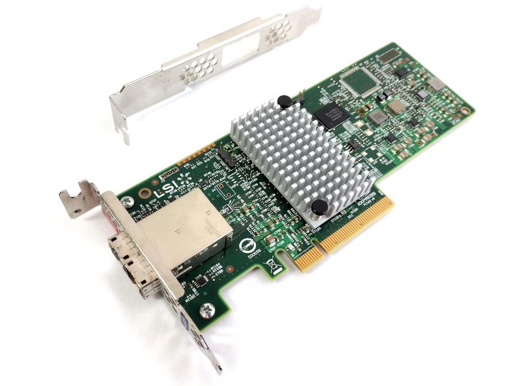 Lsi Logic Controller Card H5 25460 00 9300 8E Sas 8Port 12Gb/S Pci Ecpress 3.0 Brown Box Electronic Consumer Electronics