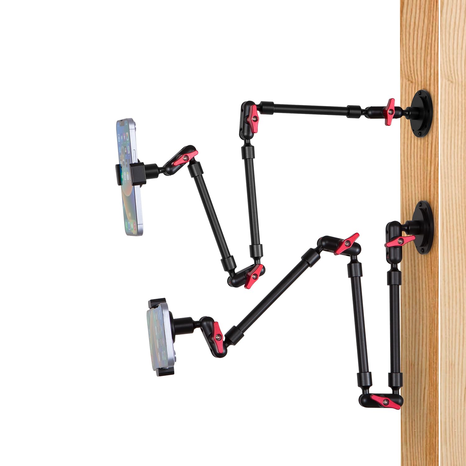 Goinwave Super Upgraded Magic Arm With Led, 82Cm Length, Phone Wall Mount Holder Bracket, Desk Mount, Phone Clip And Camera Clam