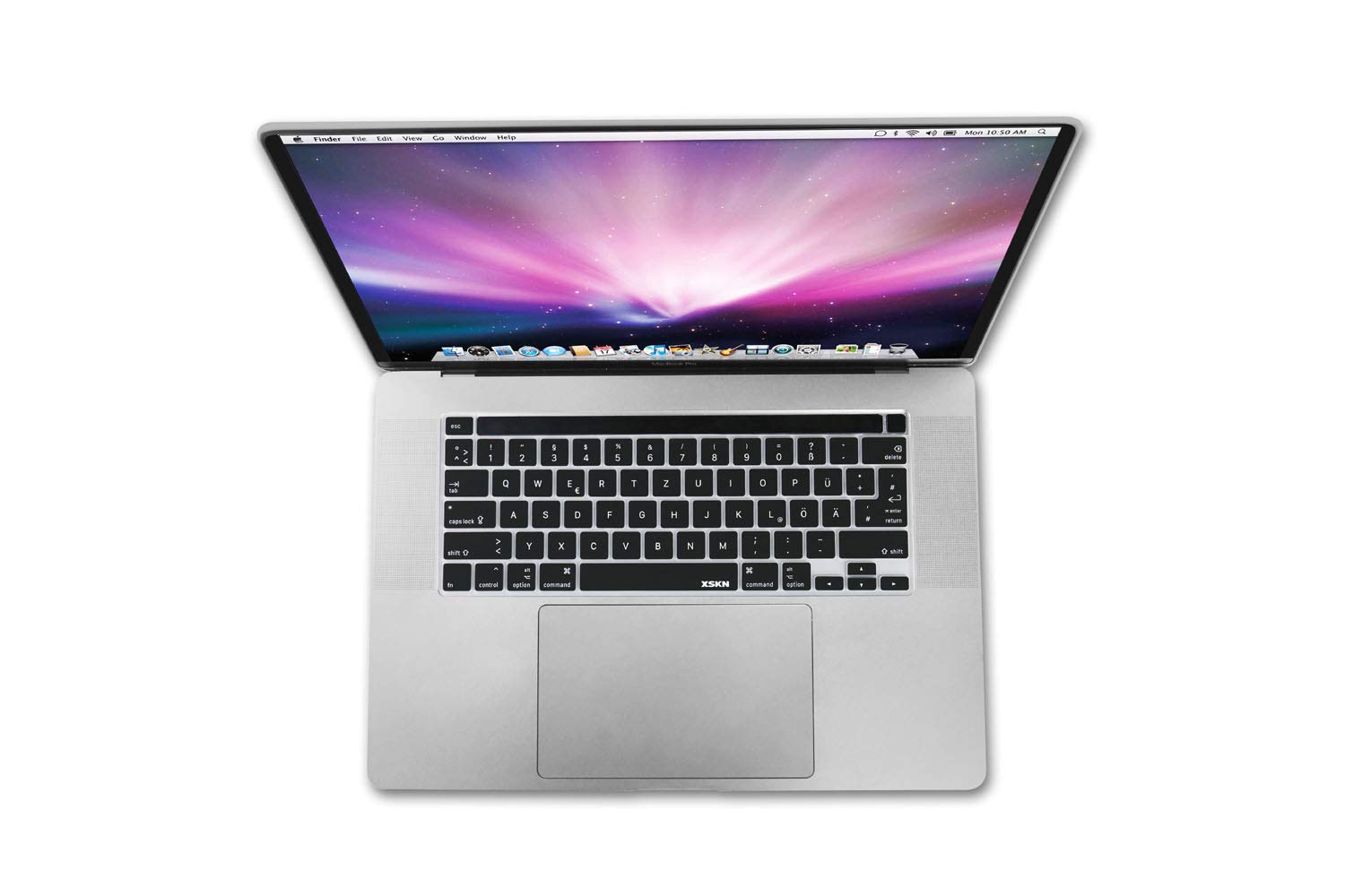 Xskn German Language Black Silicone Keyboard Cover Skin For Touch Bar Models 2019 Macbook Pro 16 Inch A2141 2020 Macbook Pro 13.