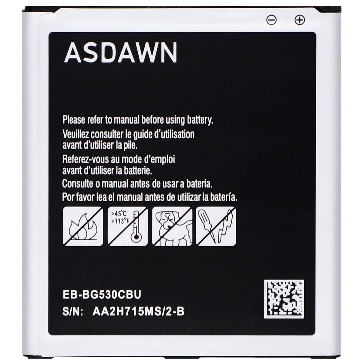 Asdawn For Samsung Galaxy J3 Eb Bg530Cbu Battery Replacement,G530 Battery For Galaxy On5/ Galaxy Grand Prime Sm G530/ Galaxy J3