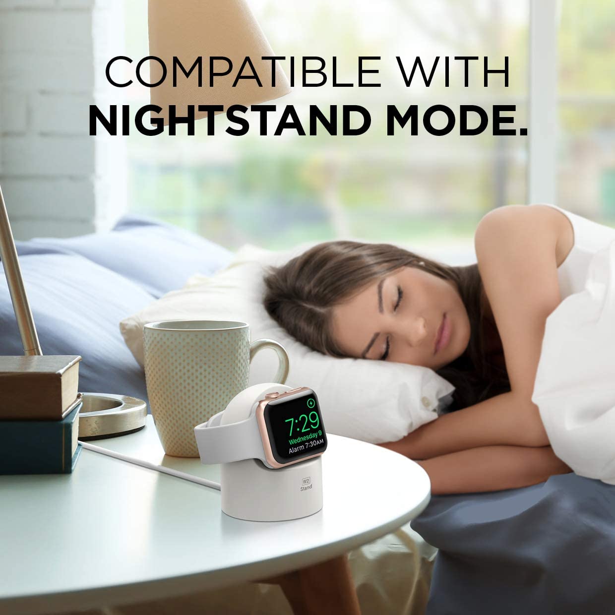 Elago W2 Charger Stand Compatible With Apple Watch Series Ultra3/Ultra2/Ultra/11/10/9/8/7/6/5/4/3/2/1/Se3/Se2/Se1 (49Mm, 46Mm, 4