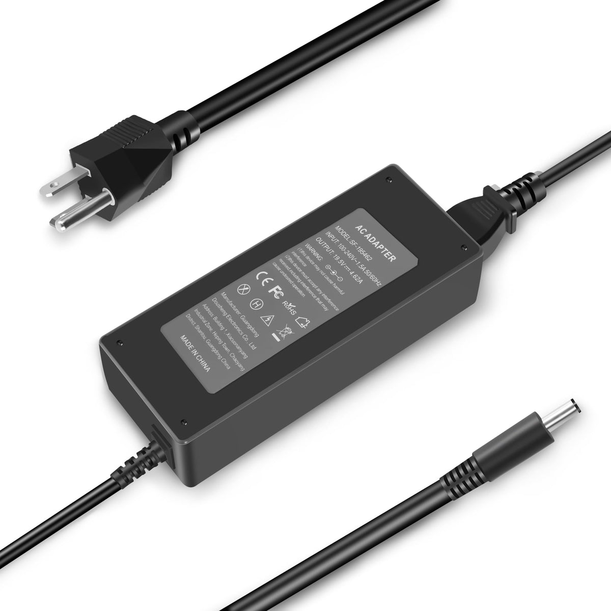 Kiteurad 90W 65W Charger For Dell Inspiron 14 15 16 Series 15 3000 3511 3520 For Dell Latitude 3520 3420 For Dell Optiplex 9020