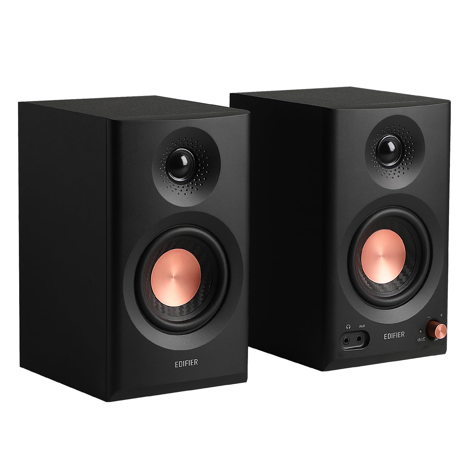 Edifier MR3 Powered Studio Monitor Speakers, Hi-Res Audio Certified Bluetooth V5.4 Active Bookshelf Loudspeakers, 2.0 Computer S