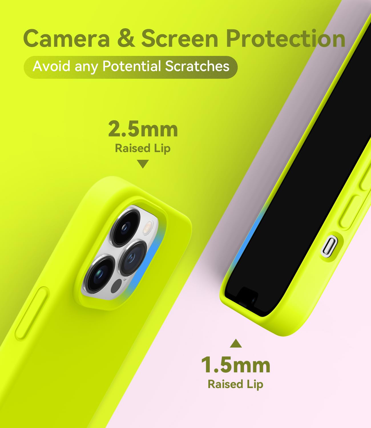 Aotesier Iphone 13 Pro Case,[Military Shockproof Protection] Liquid Silicone Case With [Soft Anti Scratch Microfiber Lining] Cam