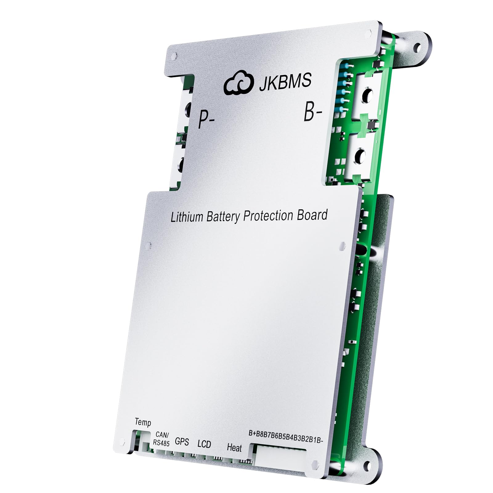 Jkbms Smart Bms With Heat Can Rs485 4S 8S 12V 24V 200A 2A Active Balance Bms With Bluetooth Battery Protection Board For Lifepo4