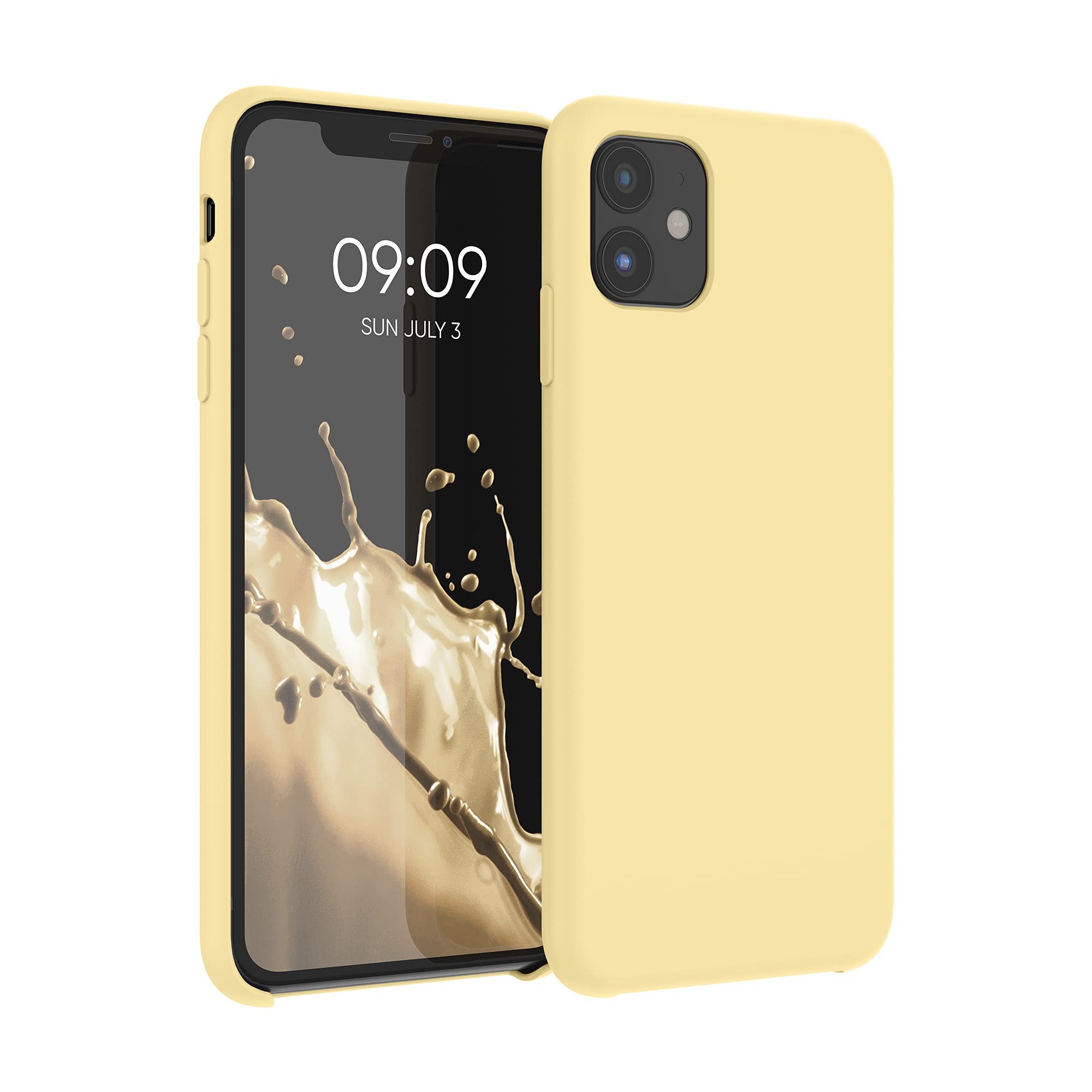 Kwmobile Case Compatible With Apple Iphone 11 Case   Tpu Silicone Phone Cover With Soft Finish   Light Yellow