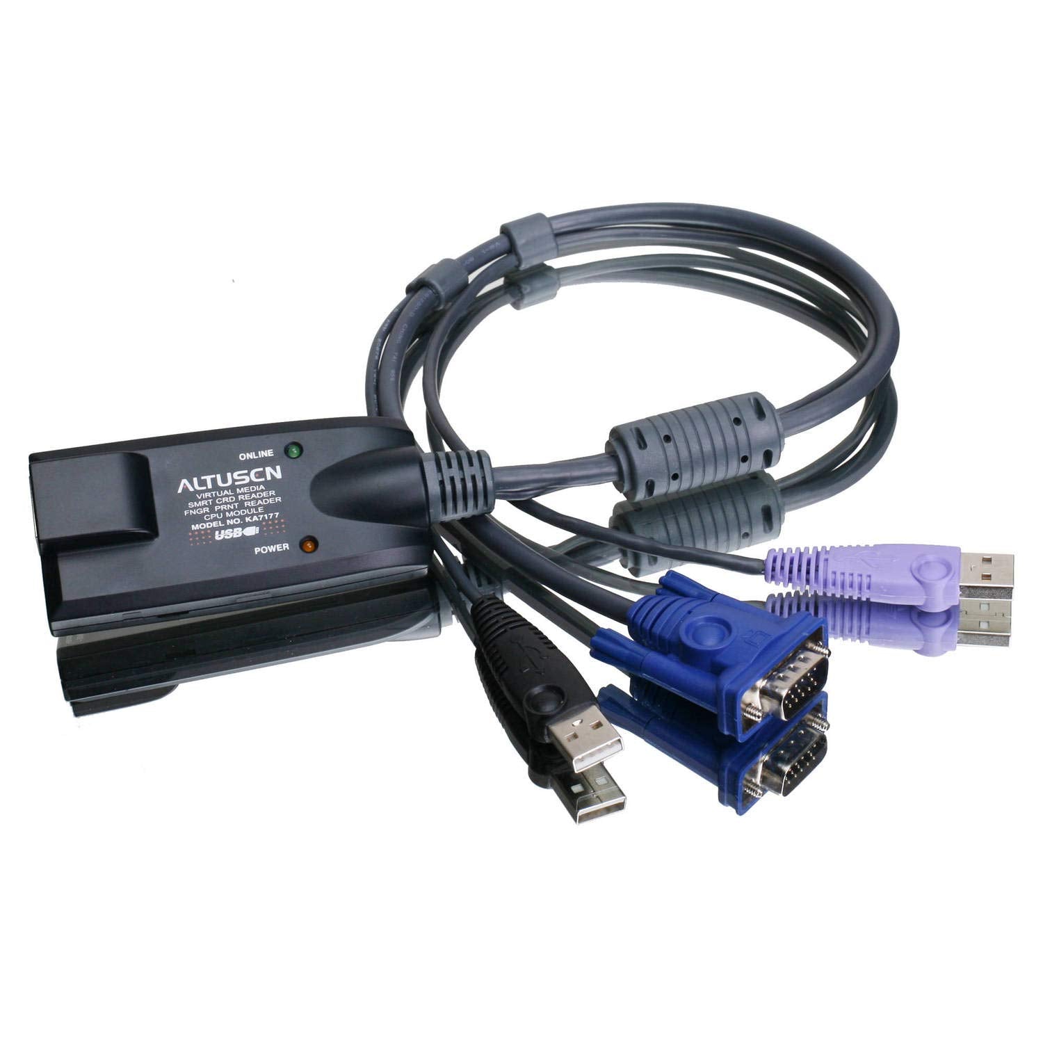 Aten Aten Ka7177 Usb Virtual Media Kvm Adapter Cable With Smart Card Reader (