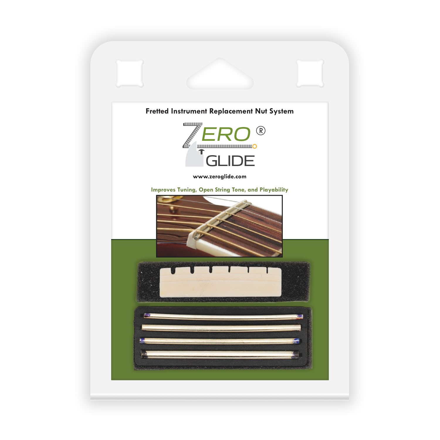 Zero Glide Zs 3 Slotted Replacement Nut For Guitars (Common On Martin)