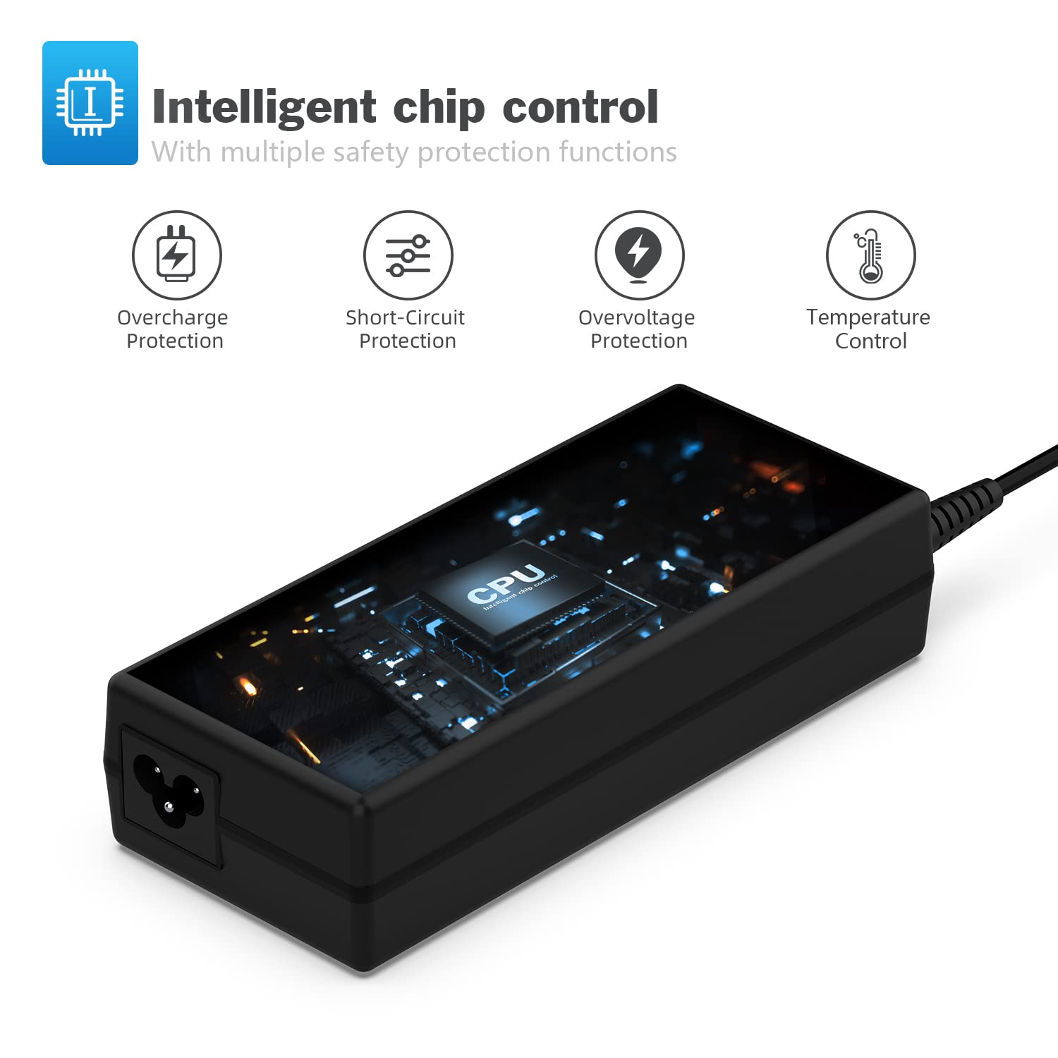 135W Ac Adapter Laptop Charger For Hp 391174 001 384023 481420 001; Hp Dc7800 Dc7900; Hp Compaq Elite 8000 8200 8300 With Size 7.4Mm 5.0Mm Power Supply Cord Plug