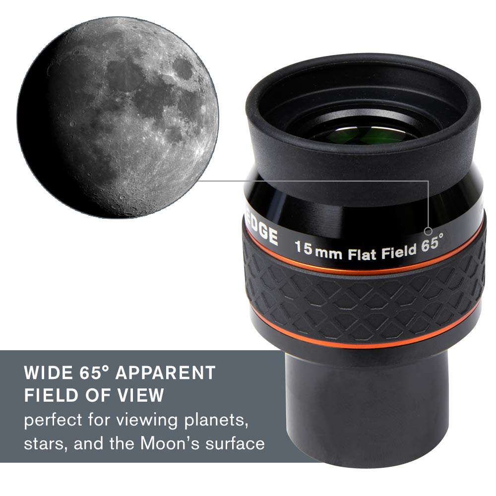 Celestron Ultima Edge   15Mm Flat Field Eyepiece   1.25''