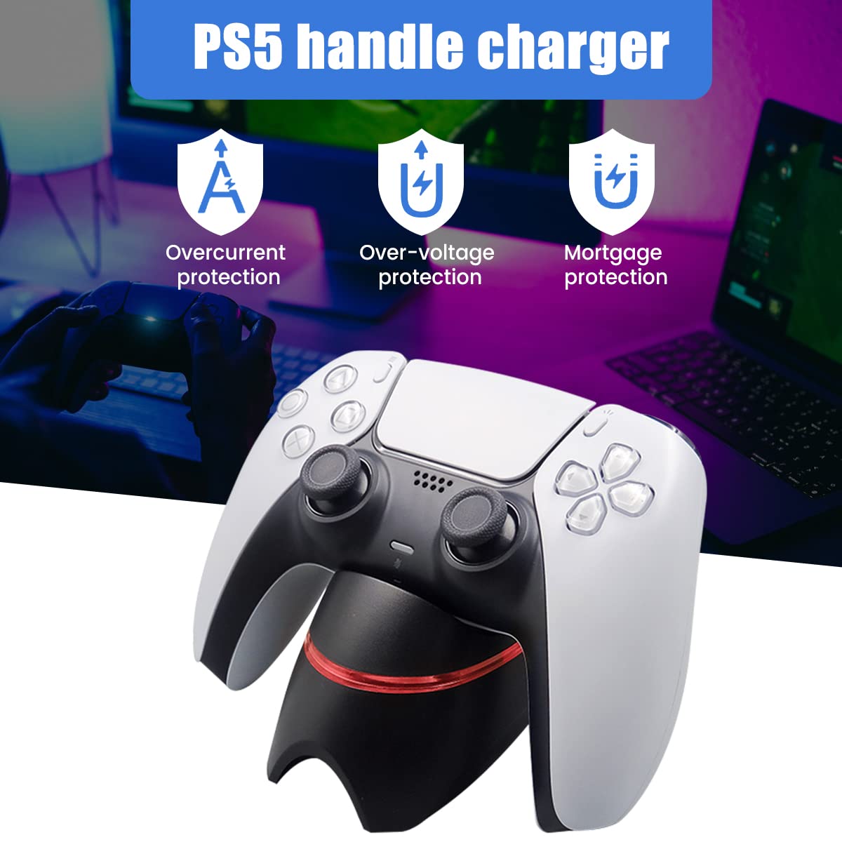 Controller Charger Dock For Playstation 5, Switch Pro, Xbox Series S/X, Ps5, Ps4, Ic Protection, Playstation 4 Charging Docking