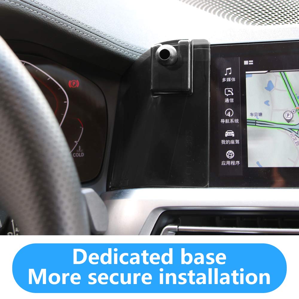 Lunqin Car Phone Holder For 2019-2022 Bmw 3 Series Sedan 330I 330E M340I & 2021-2023 Bmw 4 Series 430I M440I & 2022-2024 Bmw 2 S