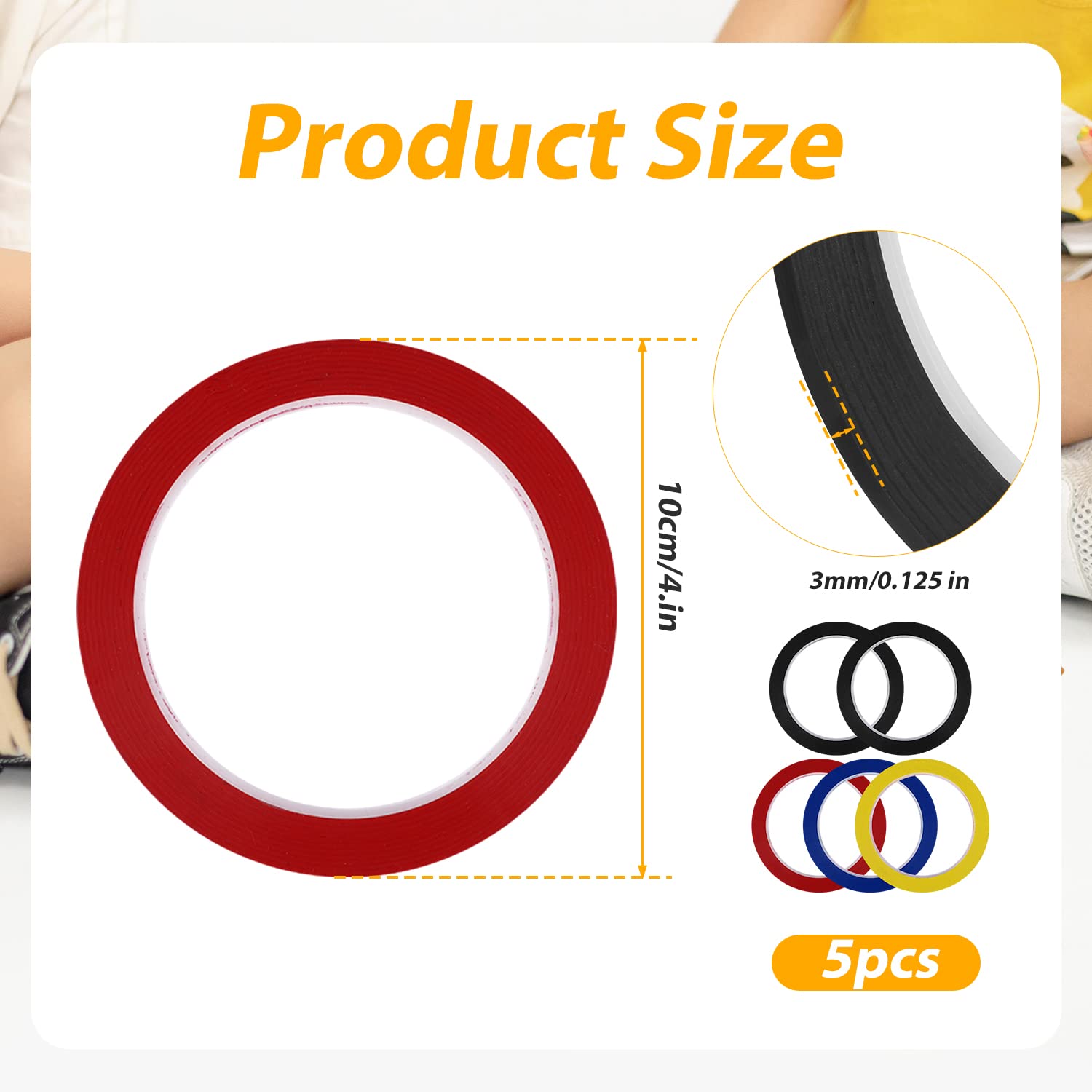 5 Rolls Violin Tape Fingerboard, 216 Ft/66Mm Cello Tape Instrument Fingering Tape Violin Tape For Beginners Fretboard Orchestral