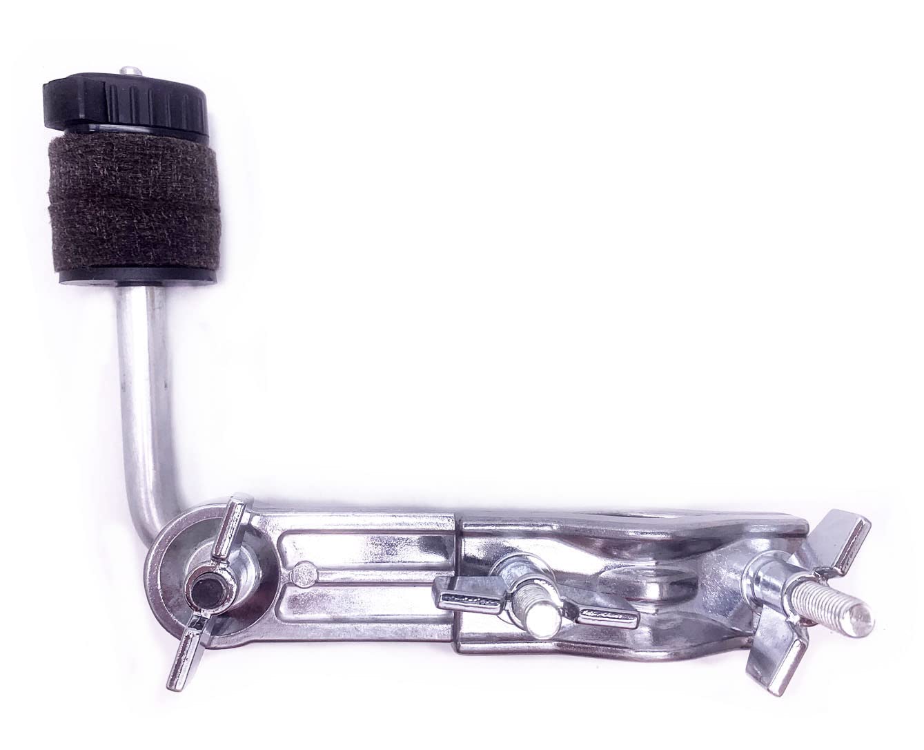 Tuoren Cymbal L-Arm Rod With Bracket Holder Extension Arm Attachment, Cymbal Boom Arm With Drum Set Mounting Clamp, Cymbal Stand