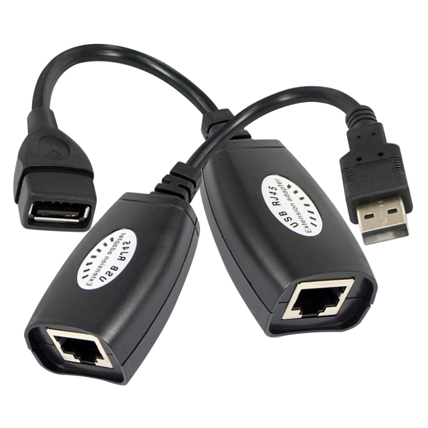 Ouou Usb 2.0 To Rj45 Adapter Rj45 Lan Cable Extension Cable Usb Extender Over Cat5/Cat5E /Cat6 Cable
