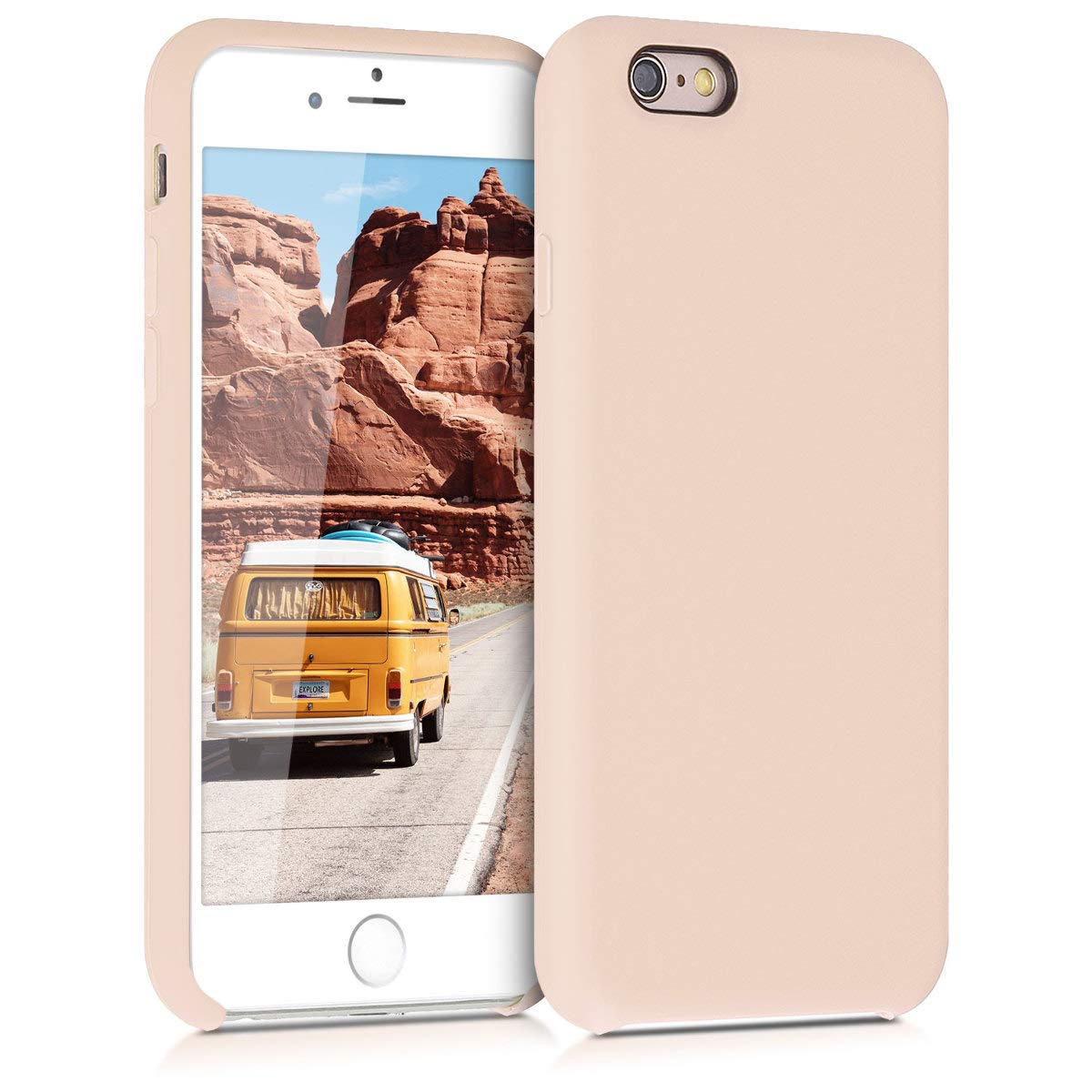 Kwmobile Case Compatible With Apple Iphone 6 / 6S Case   Tpu Silicone Phone Cover With Soft Finish   Mother Of Pearl