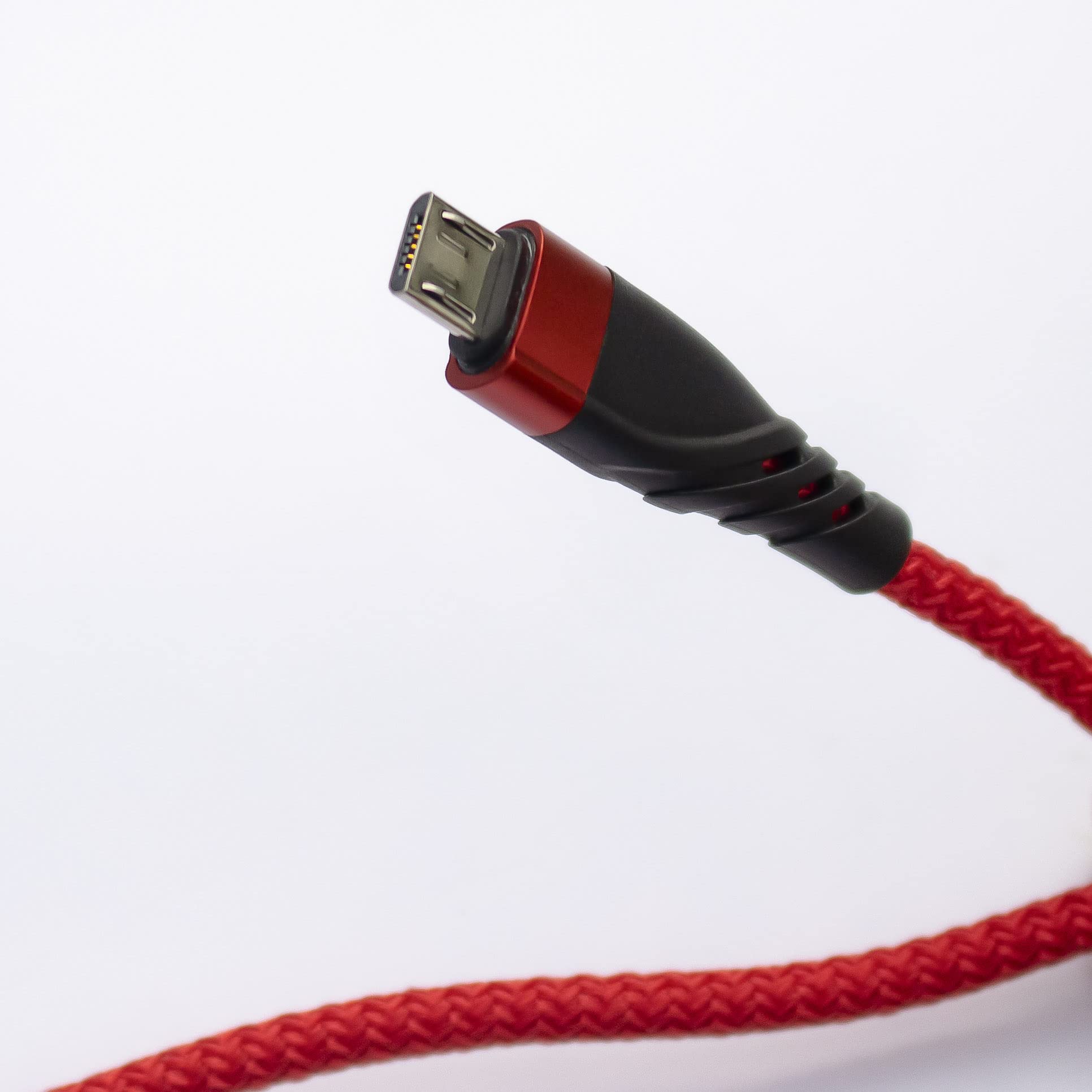 Sumpk Micro Usb Cable 1Ft[3Pack], Short Usb To Micro Braided Usb 2.0 Fast Charging And Data Sync Cord For Samsung Galaxy S6 S7 E