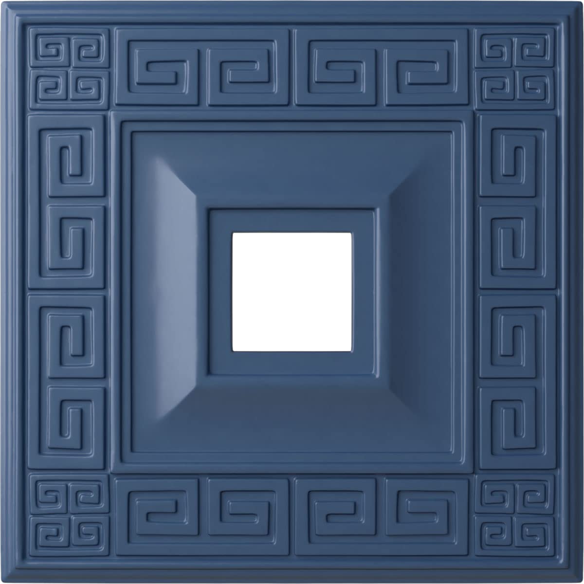 Ekena Millwork Cm18Eramf Eris Ceiling Medallion, 18''W X 18''H X 3 1/2''Id X 1 1/8''P, Hand Painted Americana