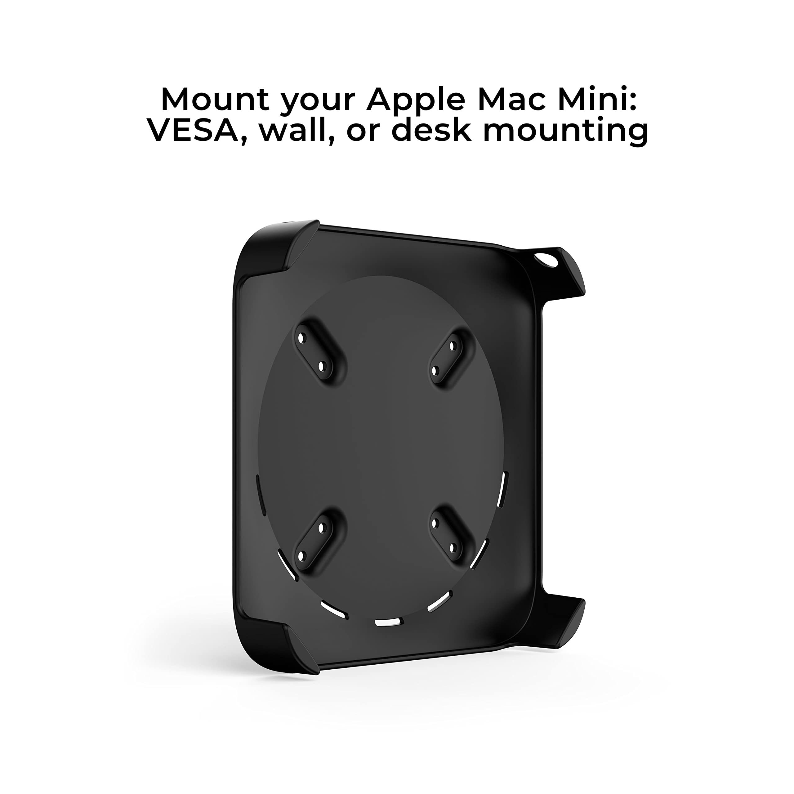 Humancentric Mount Compatible With Mac Mini, Custom Mac Mini Mount, Wall Mount, Rack Mount, Mac Mini Under Desk Mount, Mac Mini Mount Behind Monitor Mac Vesa Compatible Mac Mini Monitor Mount