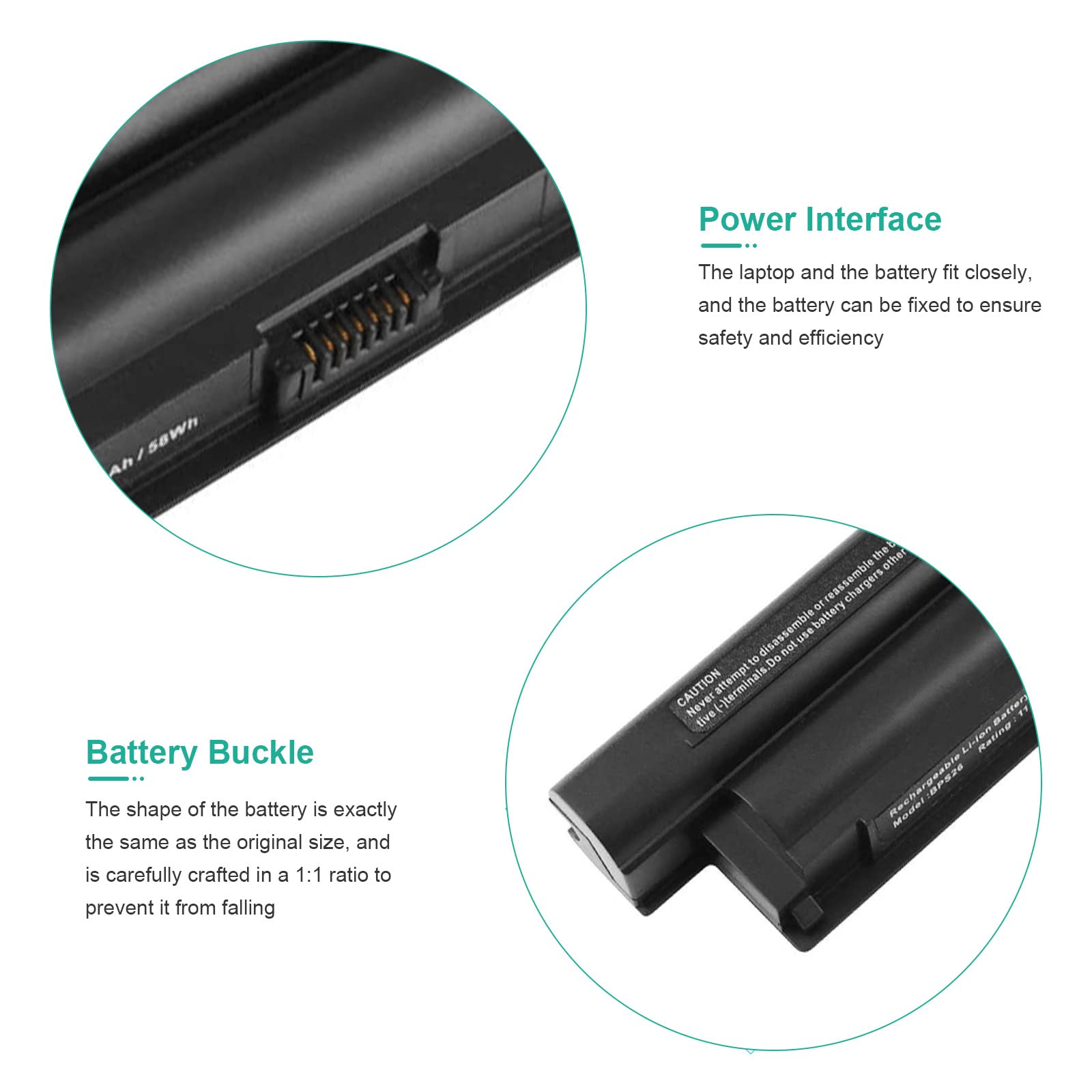 Futurebatt Bps26 New Laptop Battery Fit Sony Vaio Vgp Bps26 Vgp Bpl26 Vgp Bps26A Pcg 61A12L Pcg 61A13L Pcg 61A14L Pcg 71713L Pcg