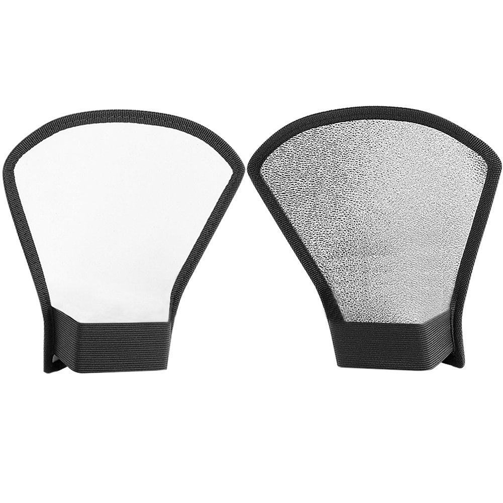 Neewer Flash Diffuser Silver/White Reflector For Nikon Speedlite Sb 600,Sb 800,Sb 900,Canon Speedlite 380Ex 430Ex 550Ex 580Ex Vi