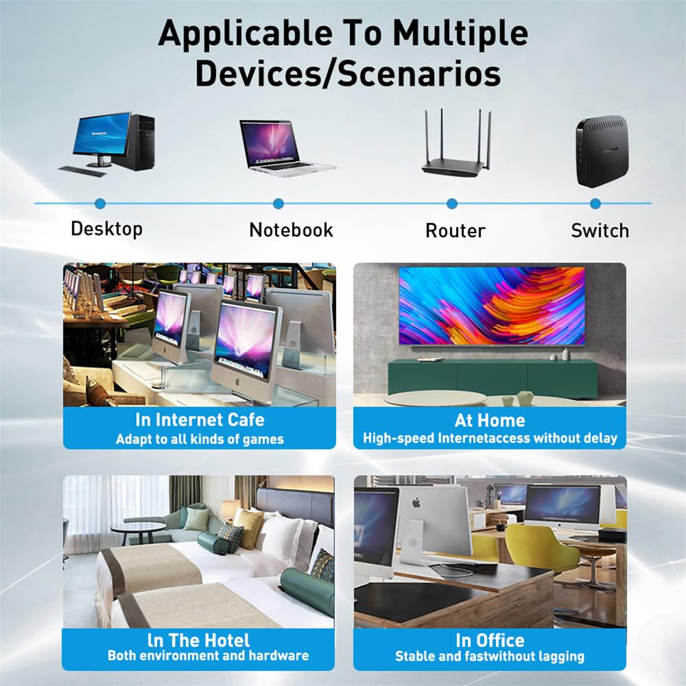 Nfhk Rj45 Cat6 8P8C Utp Male To Male Stretch Coiled Cable Lan Ethernet Network Patch Cord 100Cm